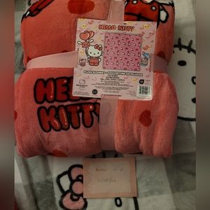 Hello Kitty Valentines Blanket